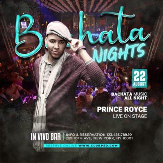 Bachata Summer Night Party bachata summer night party Community flyers