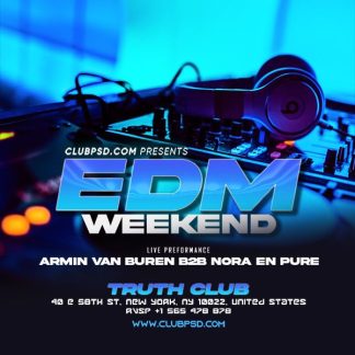 Edm Weekend Party edm weekend party Music flyers