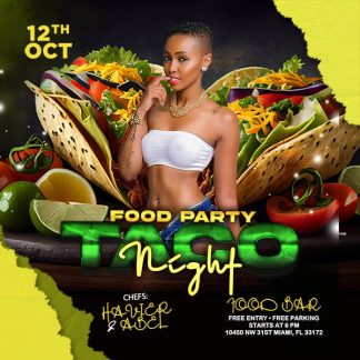 Taco Night taco night Comunity flyers