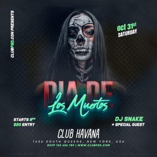 Los Muertos Day los muertos day Seasonal flyers