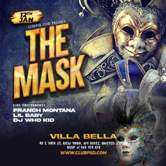 Nightclub Mask Party nightclub mask party Event flyers