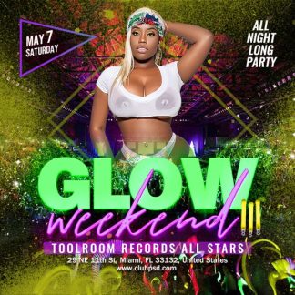 Glow Weekend Party glow weekend party Event flyers